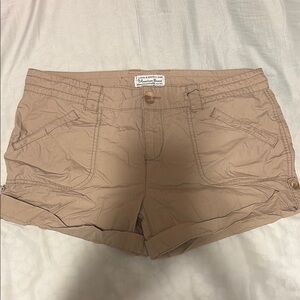 Women's Tan crème brown Casual cargo Shorts - size 30